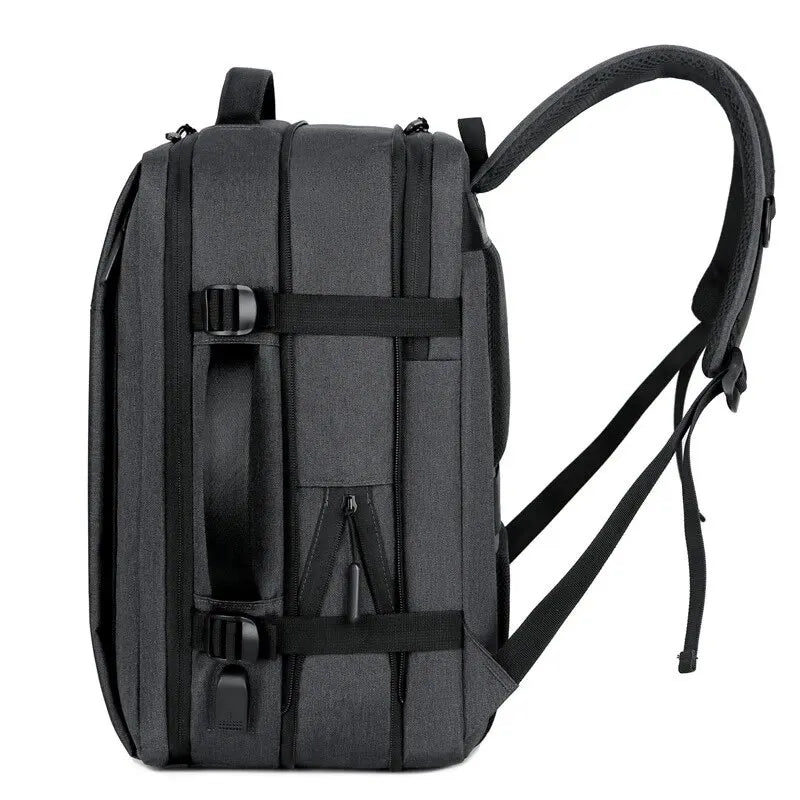 Expandable USB Travel Backpack