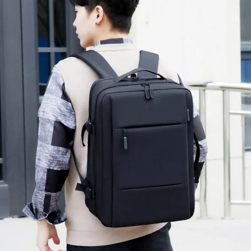 Expandable USB Travel Backpack